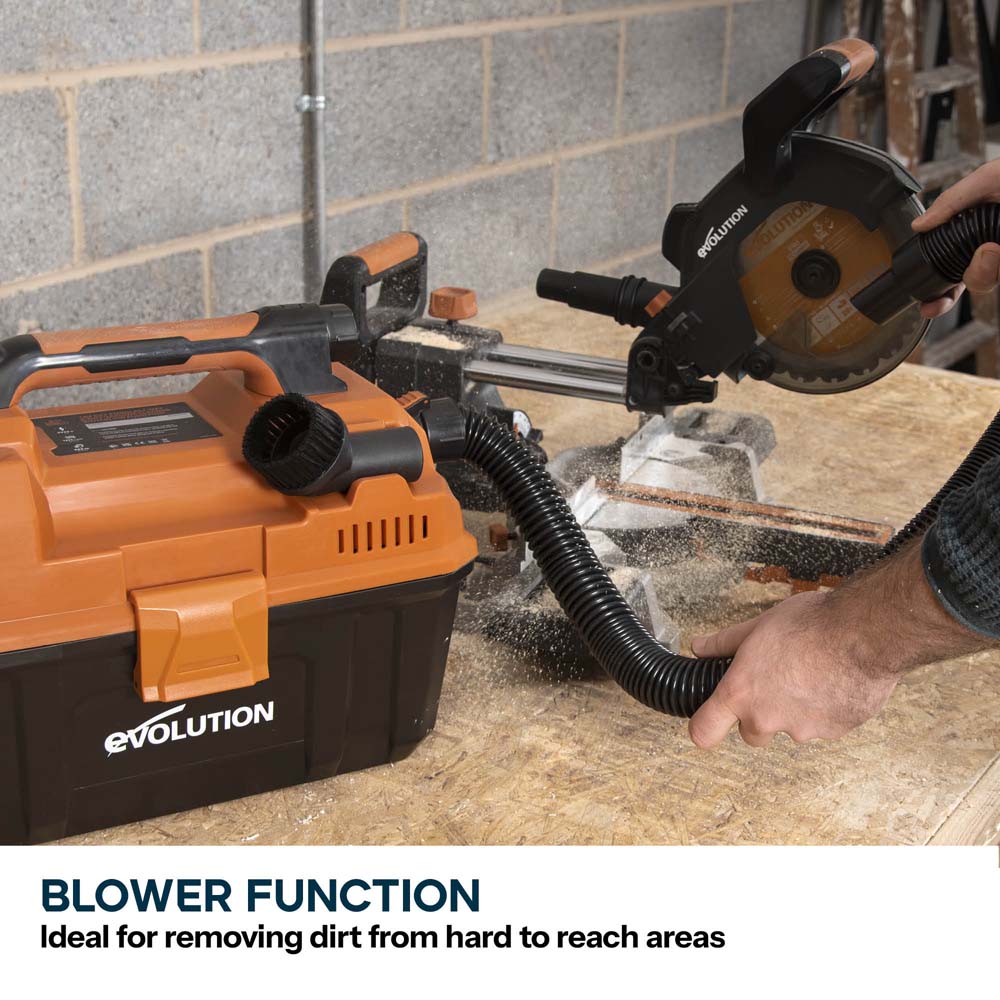 Evolution Cordless R11VAC-Li Wet And Dry Workshop Vacuum 18v Li-Ion EXT