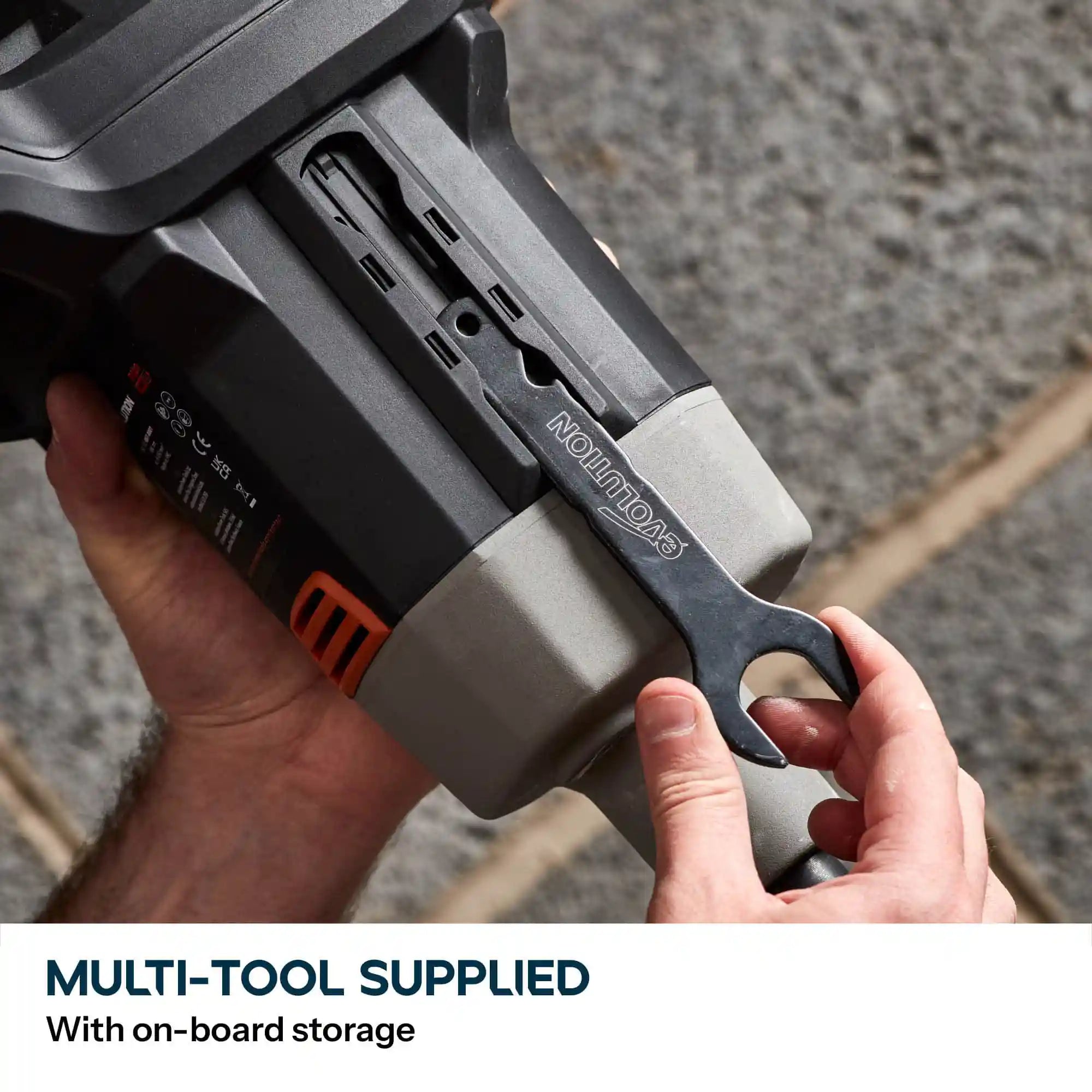 Evolution Cordless 18v Paddle Mixer with 120mm Multi-Mix Paddle | R120MXR-Li