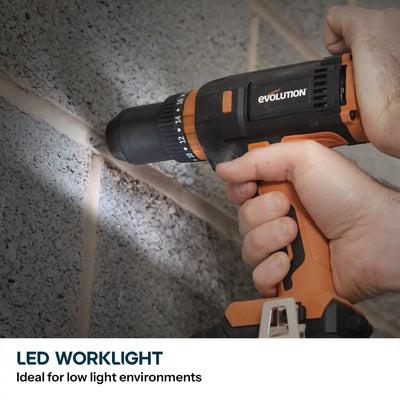 Evolution Cordless R13CMB-Li Combi Drill Driver 18v Li-Ion EXT