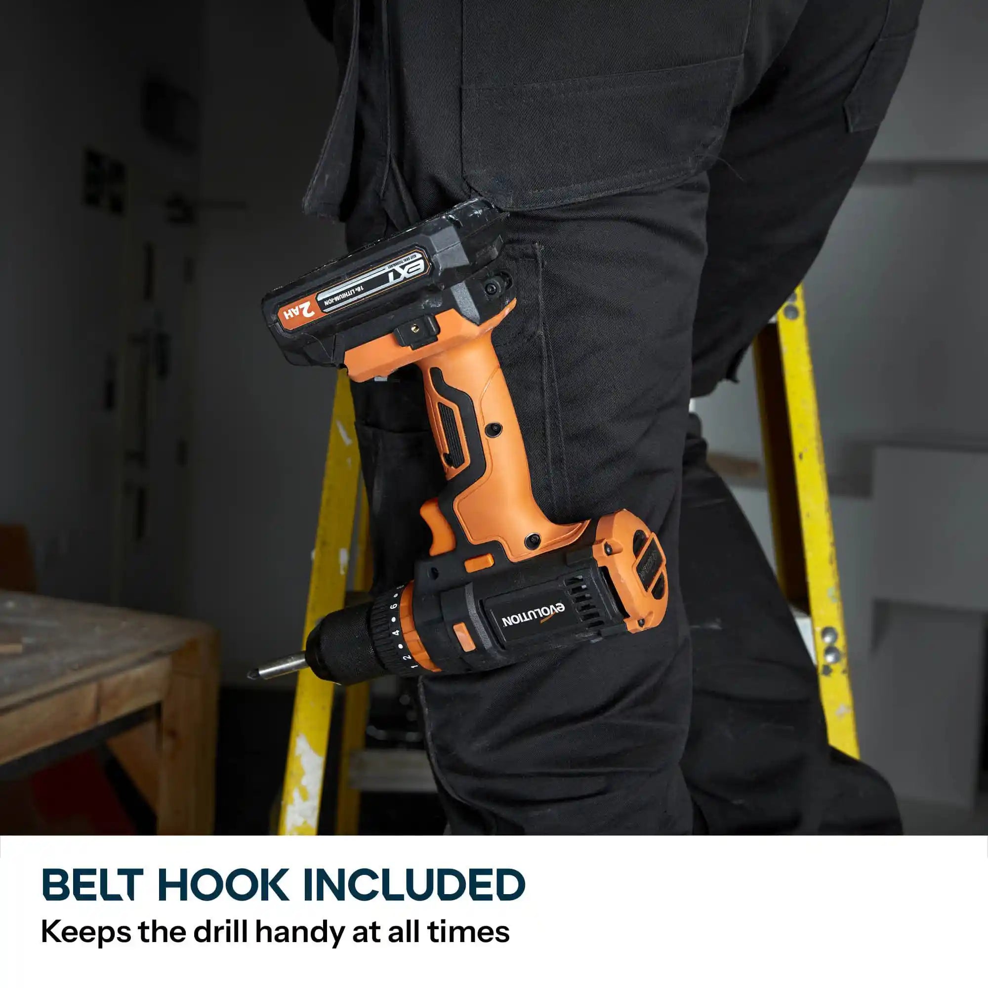 Evolution Cordless R13CMB-Li Combi Drill Driver 18v Li-Ion EXT