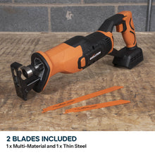 Evolution Cordless Reciprocating Saw 18v Li-Ion EXT Including Multi-Material Blades | R150RCP-Li