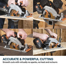 Evolution Cordless R165CCS-Li 165mm Circular Saw 18v Li-Ion EXT Inc Multi-Material Blade