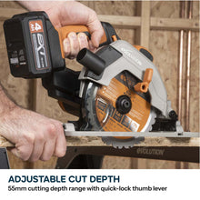 Evolution Cordless R165CCS-Li 165mm Circular Saw 18v Li-Ion EXT Inc Multi-Material Blade