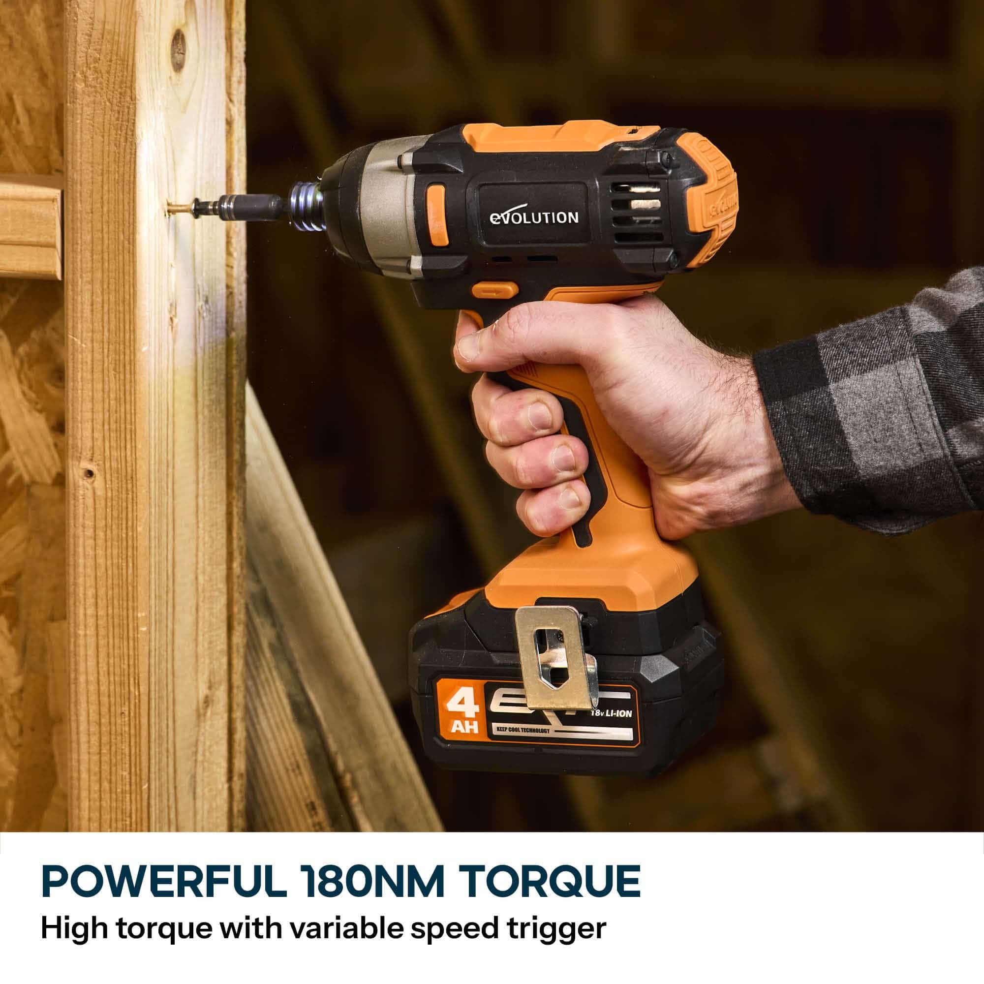 Evolution Cordless R180IDR-Li Impact Driver 18v Li-Ion EXT