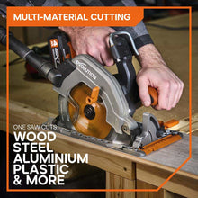 Cordless Evolution R185CCS-Li 185mm Li-Ion EXT 18v Brushless Circular Saw With Multi-Material Blade