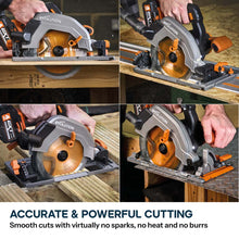 Evolution R185CCSX-Li 185mm Cordless Circular Saw & ST2800-G2 Universal 2.8m Track Bundle