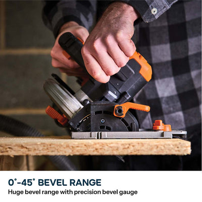 Evolution R185CCSX-Li 185mm Cordless Circular Saw & ST2800-G2 Universal 2.8m Track Bundle