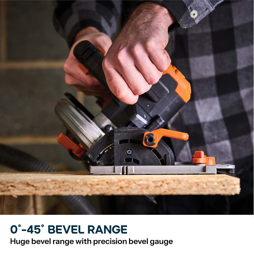 Evolution R185CCSX-Li 185mm Cordless Circular Saw & ST2800-G2 Universal 2.8m Track Bundle