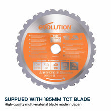 Evolution R185CCS 185mm Circular Saw & 500kg Saw Horse Bundle