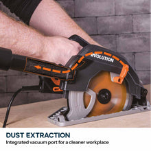 Evolution R185CCS 185mm Circular Saw & 500kg Saw Horse Bundle