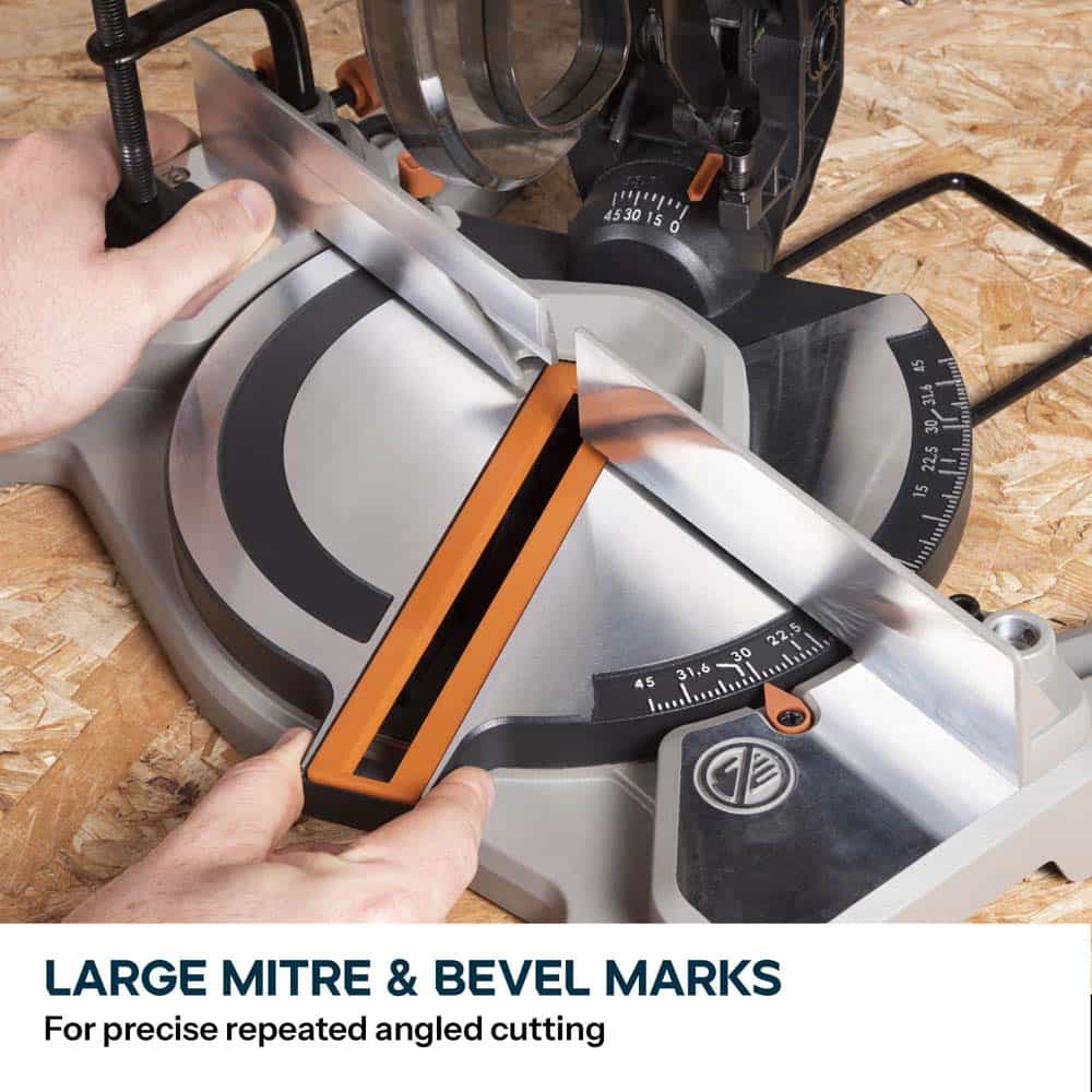 Evolution Cordless R185CMS-Li 185mm Compound Mitre Saw & Saw Horse Bundle