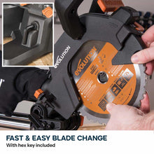 Evolution R185SMS+ 185mm Sliding Mitre Saw & Stand Bundle
