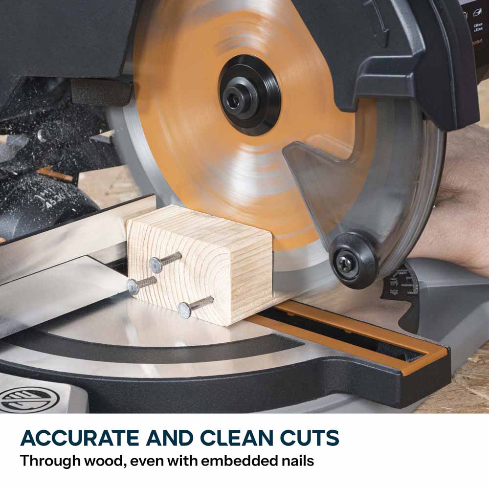 Evolution 185mm Multi-Material Cutting 20T Mitre Saw Blade
