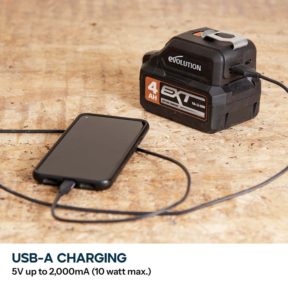 Evolution EXT Cordless USB Charger and LED Light.