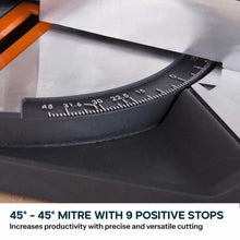 Evolution R210CMS+ 210mm 1200w Compound Mitre Saw With TCT Multi-Material Cutting Blade