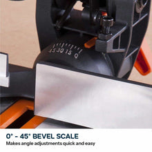 Evolution R210CMS+ 210mm 1200w Compound Mitre Saw With TCT Multi-Material Cutting Blade