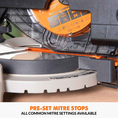 Combination Mitre Saw and Table Saw With 210mm Multi-material Blade R210MTS-G2