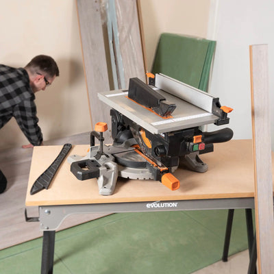 Combination Mitre Saw and Table Saw With 210mm Multi-material Blade R210MTS-G2
