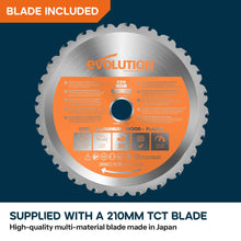 Combination Mitre Saw and Table Saw With 210mm Multi-material Blade R210MTS-G2
