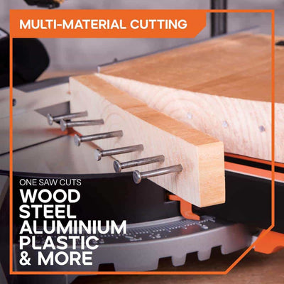 Evolution R210SMS-300+ Sliding Mitre Saw & XL Rolling Stand Bundle