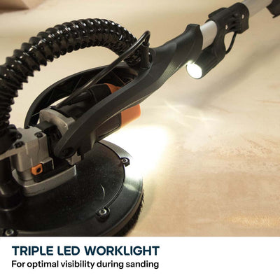 Evolution Telescopic Dry Wall Sander With Dual Heads, 710W, 240V | R225DWS-T