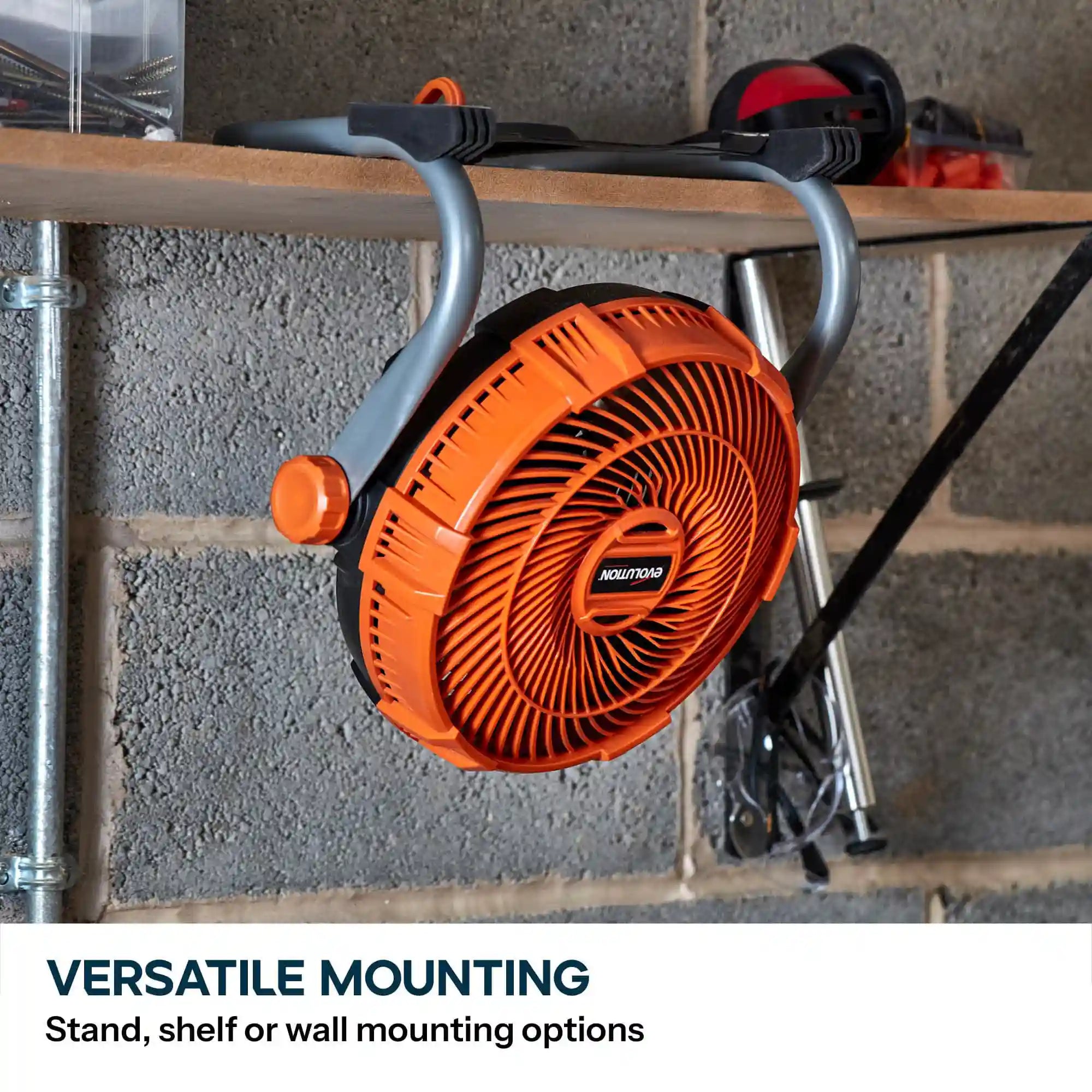 Evolution Cordless R240FAN-Li Work Fan 18v Li-Ion EXT