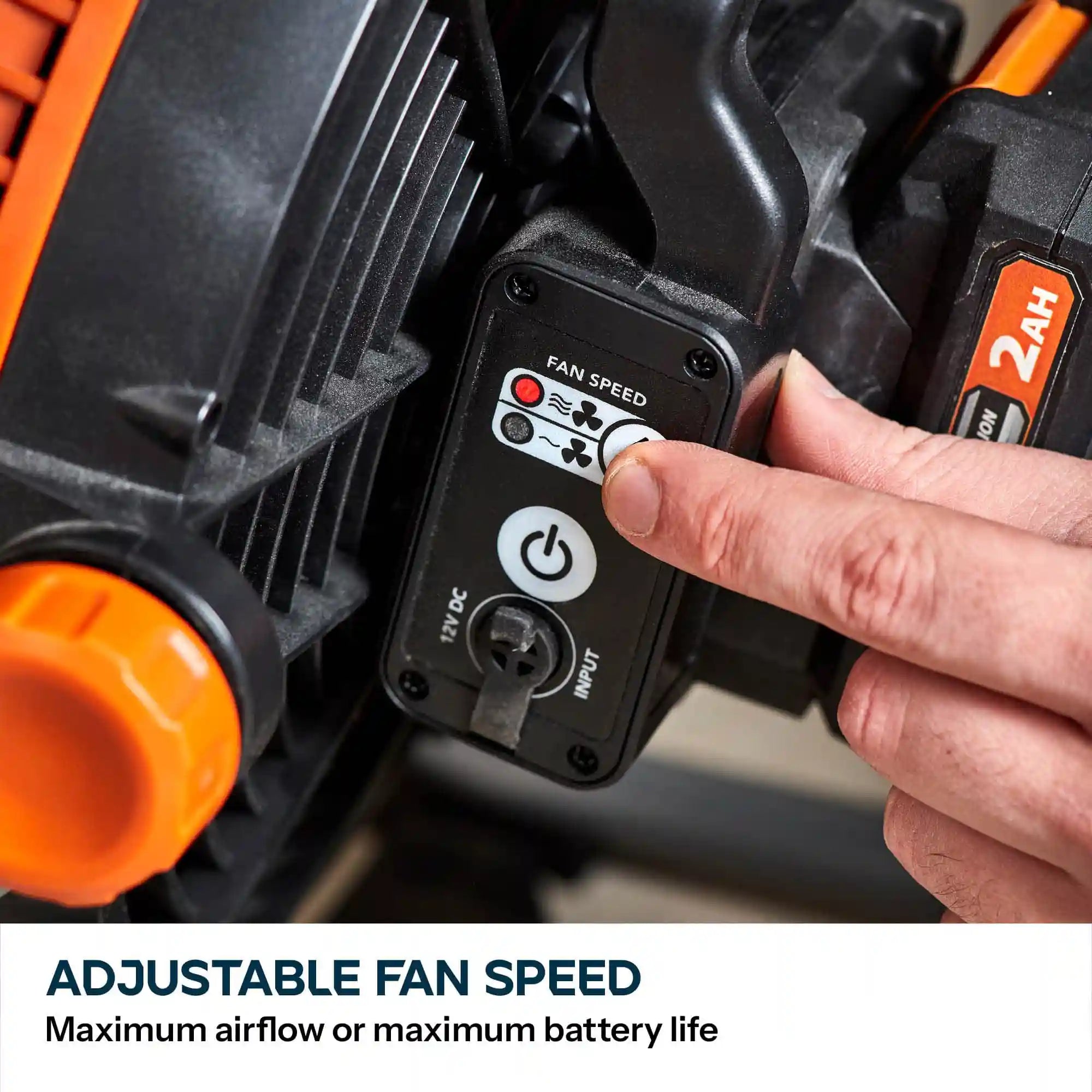 Evolution Cordless R240FAN-Li Work Fan 18v Li-Ion EXT