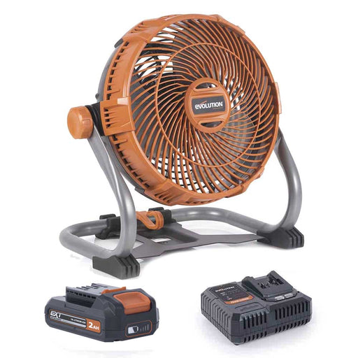 Evolution Cordless R240FAN-Li Work Fan 18v Li-Ion EXT