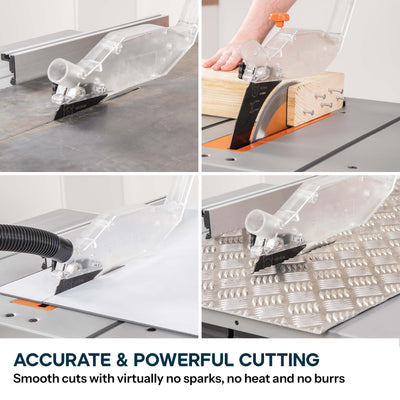 Evolution R255MTS 255mm Table Saw With TCT Multi-Material Cutting Blade (230v)