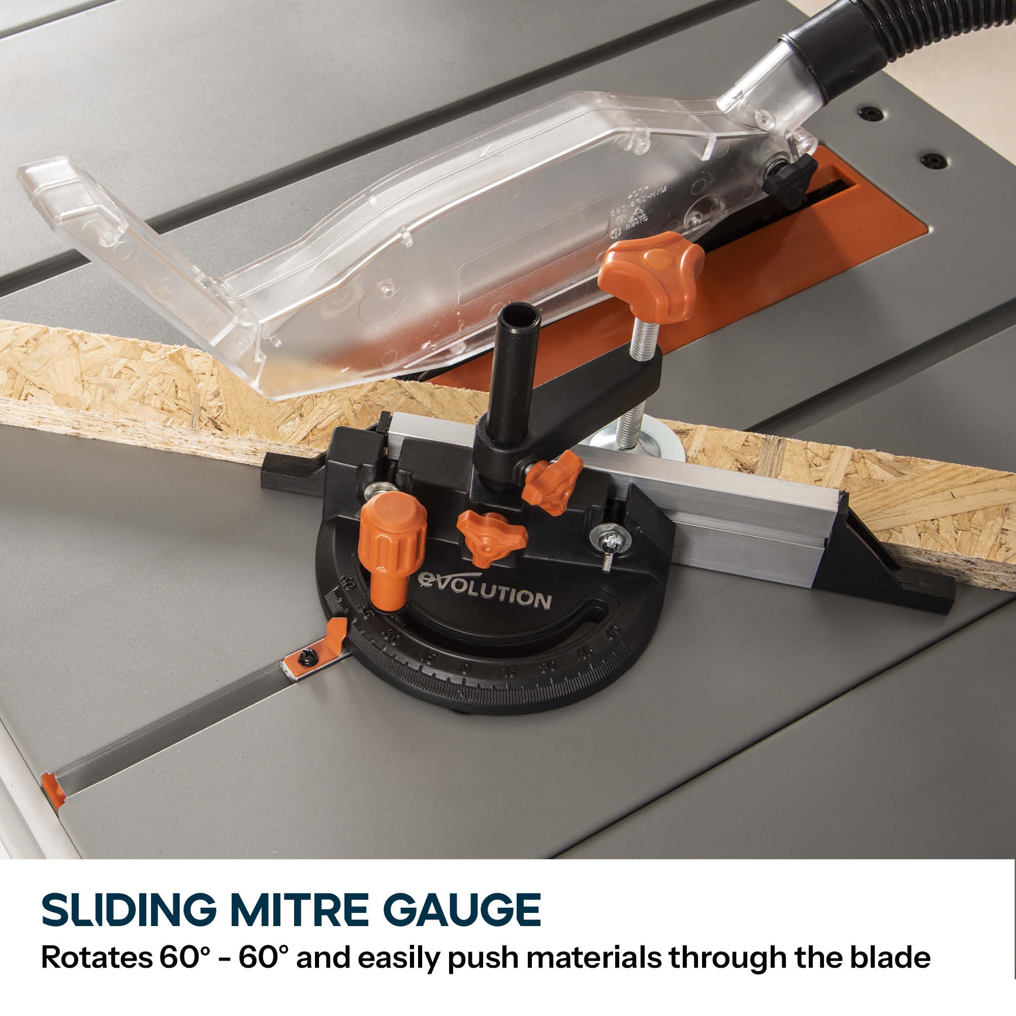 Evolution R255MTS 255mm Table Saw With TCT Multi-Material Cutting Blade (230v)