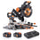 Evolution R255SMS-DB+ 255mm Double Bevel Sliding Mitre Saw With 28T TCT Multi-Material Cutting Blade