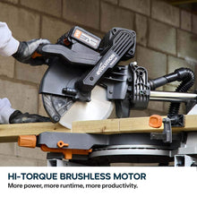 Evolution Cordless R255SMS-DB-Li  Double Bevel Mitre Saw & XL Stand