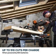 Evolution Cordless R255SMS-DB-Li  Double Bevel Mitre Saw & XL Stand
