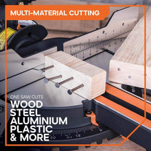 Evolution R255SMS+ 255mm Sliding Compound Mitre Saw & Evolution XL Rolling Mitre Saw Stand Bundle