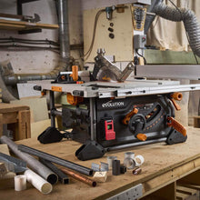 Evolution R255TBL Portable Table Saw 230v 255mm With TCT Multi-material Blade