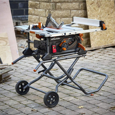 Evolution R255TBL Portable Table Saw 230v 255mm With TCT Multi-material Blade