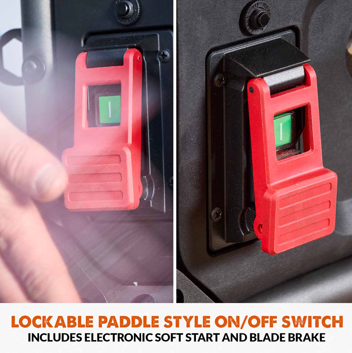 Evolution R255TBL+ 230v Portable Jobsite Table Saw with 255mmTCT Multi-material Blade