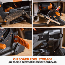 Evolution R255TBL+ 230v Portable Jobsite Table Saw with 255mmTCT Multi-material Blade