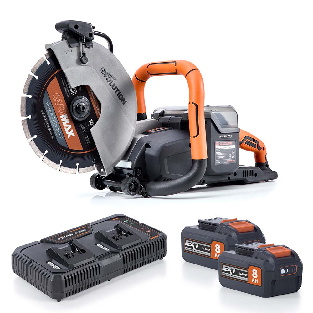 R260DCT-Li Cordless 260mm Disc Cutter With Automatic Water-Fed Dust Suppression and Premium Thin Kerf Diamond Blade
