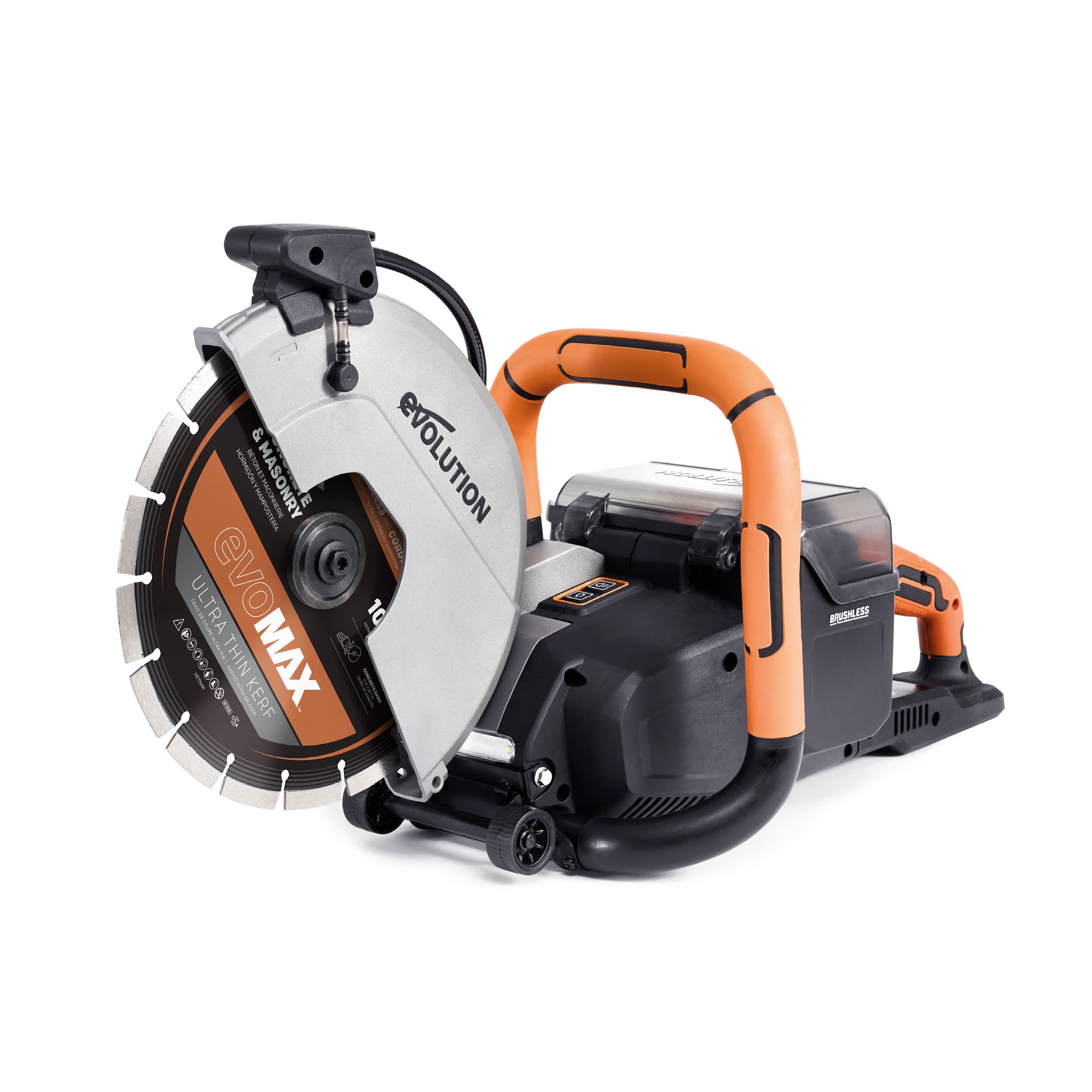 R260DCT-Li Cordless 260mm Disc Cutter With Automatic Water-Fed Dust Suppression and Premium Thin Kerf Diamond Blade