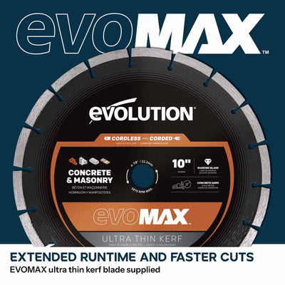 R260DCT-Li Cordless 260mm Disc Cutter With Automatic Water-Fed Dust Suppression and Premium Thin Kerf Diamond Blade