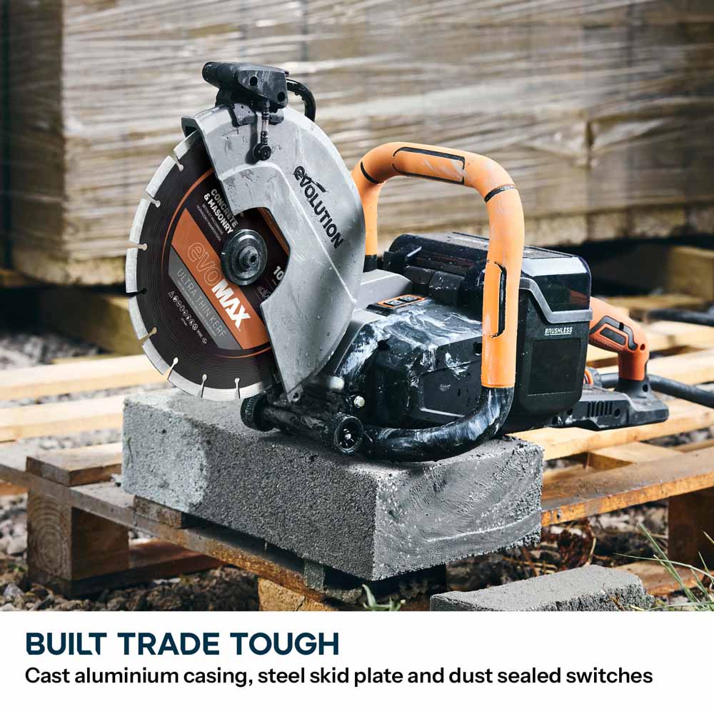 R260DCT-Li Cordless 260mm Disc Cutter With Automatic Water-Fed Dust Su ...