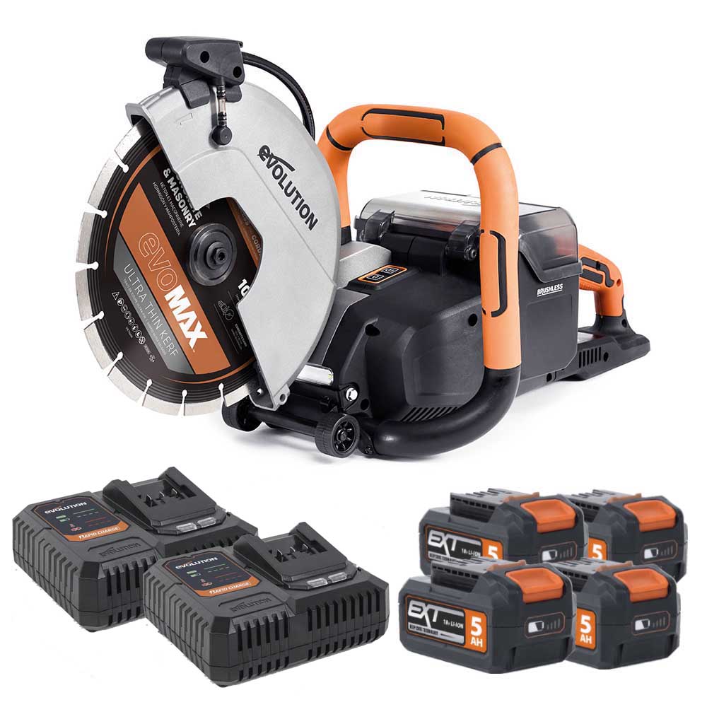 R260DCT-Li Cordless 260mm Disc Cutter With Automatic Water-Fed Dust Suppression and Premium Thin Kerf Diamond Blade
