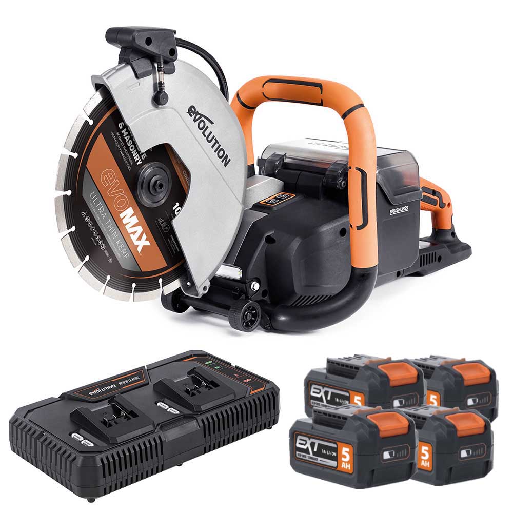 R260DCT-Li Cordless 260mm Disc Cutter With Automatic Water-Fed Dust Suppression and Premium Thin Kerf Diamond Blade