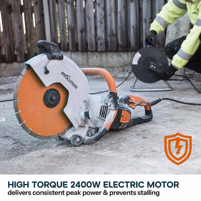 Evolution R300DCT+ 300mm Electric Disc Cutter with Water Dust Suppression
