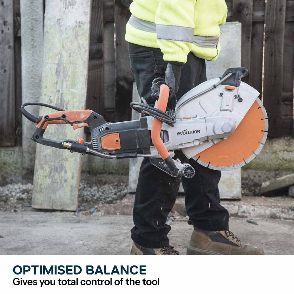 Evolution R300DCT+ 300mm Electric Disc Cutter with Water Dust Suppression