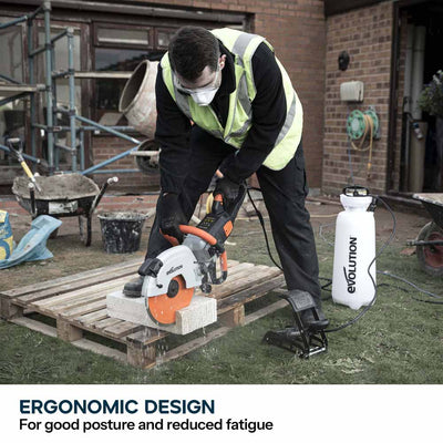 Evolution R300DCT+ 300mm Electric Disc Cutter with Water Dust Suppression