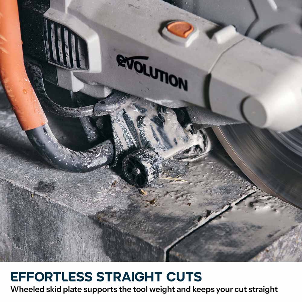 R350DCT 350mm Electric Disc Cutter With Automatic Water Fed Dust Suppression & Premium Diamond Blade