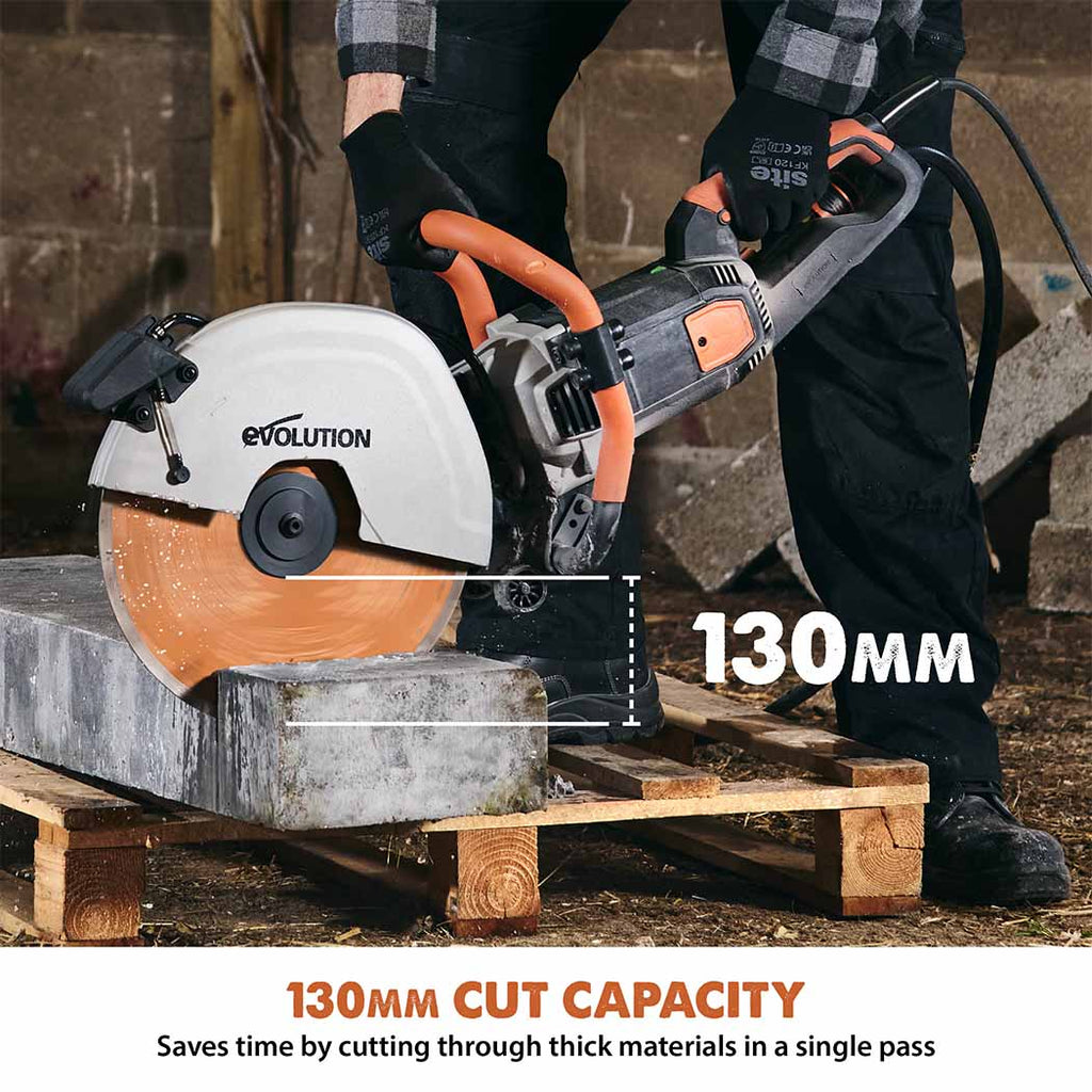 Disc Cutters | Electric & Cordless Concrete Saws | Evolution ...
