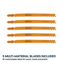Evolution Cordless R90JGS-Li Jigsaw 18v Li-Ion EXT Inc Multi-Material Blades